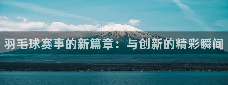  vsport胜利因您更精彩：羽毛球赛事的新篇章：与创新的精彩